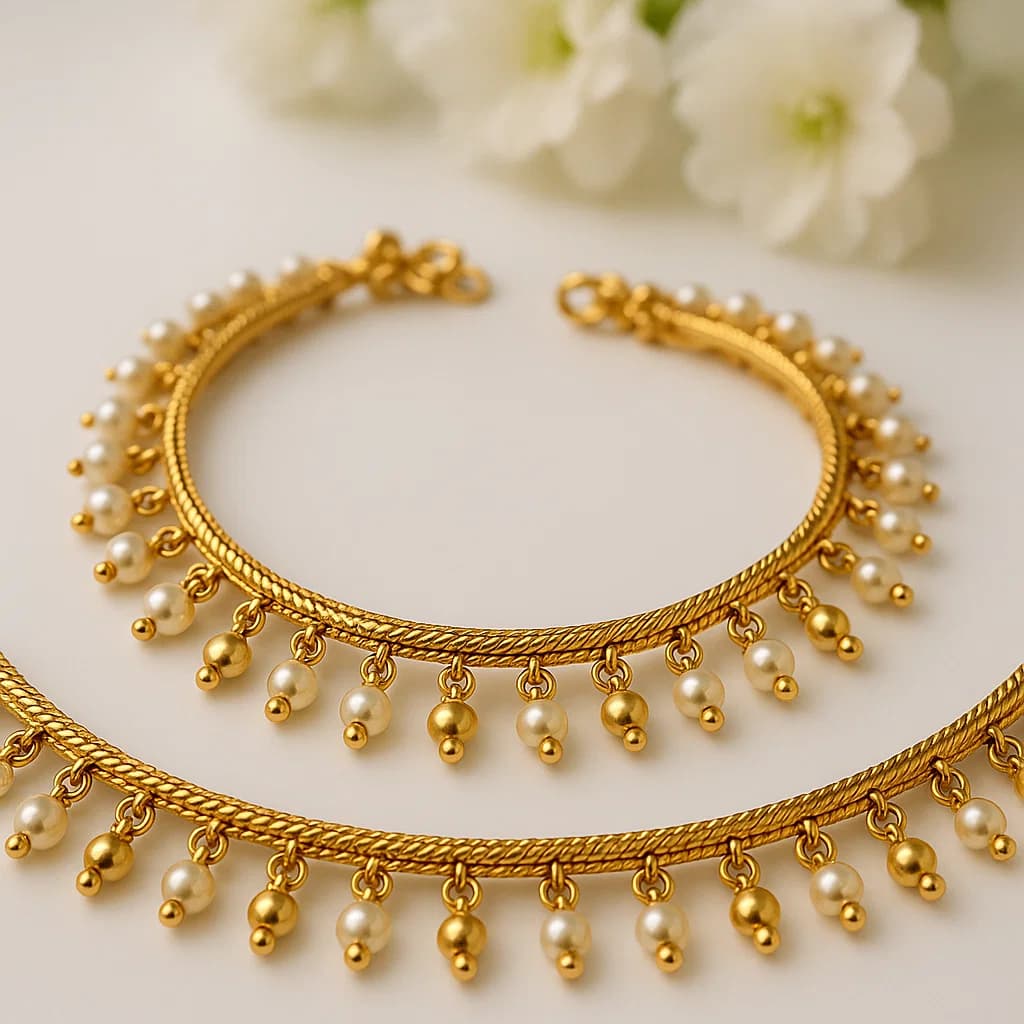 Beaded Elegance - Gold