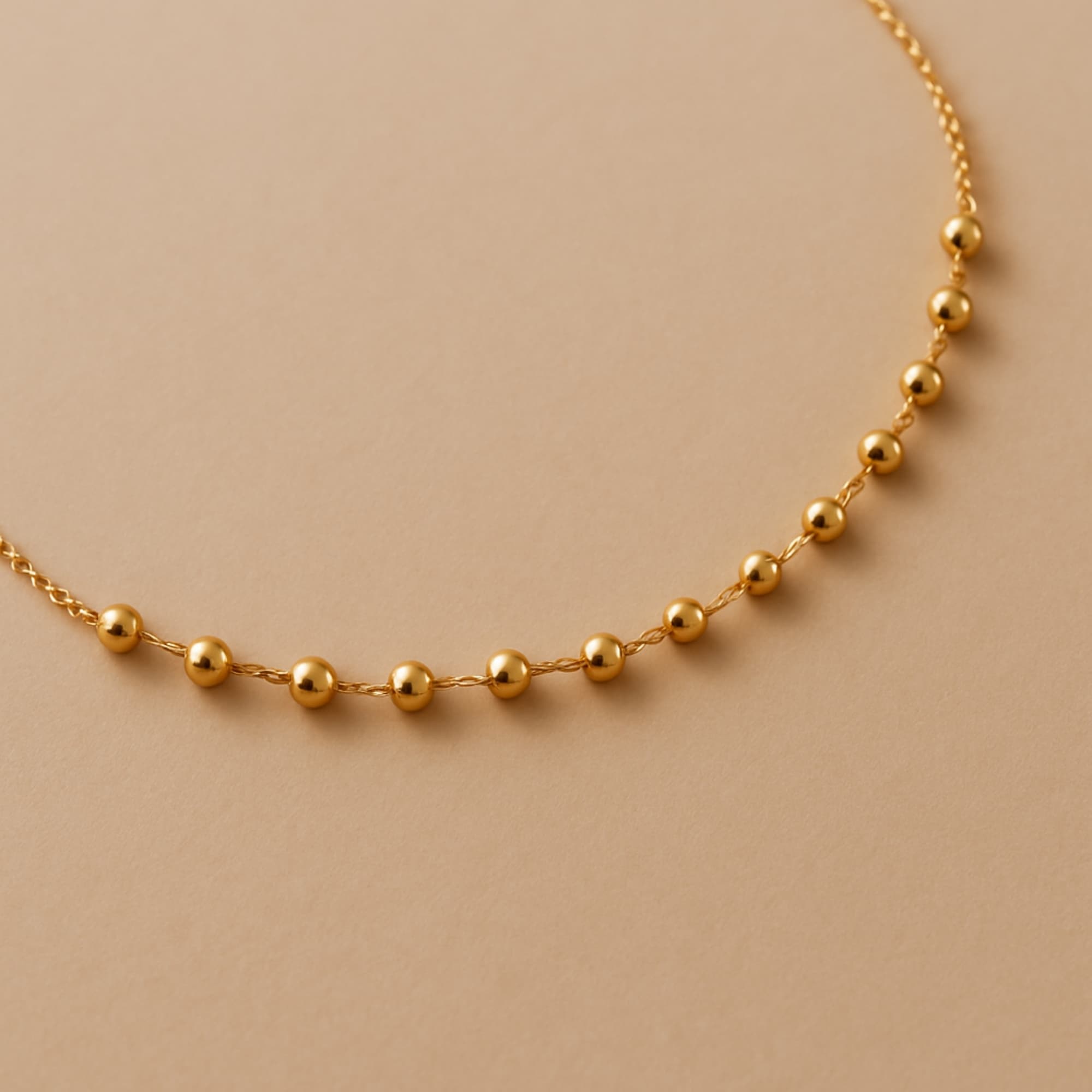 Charming Beaded Chains - Gold