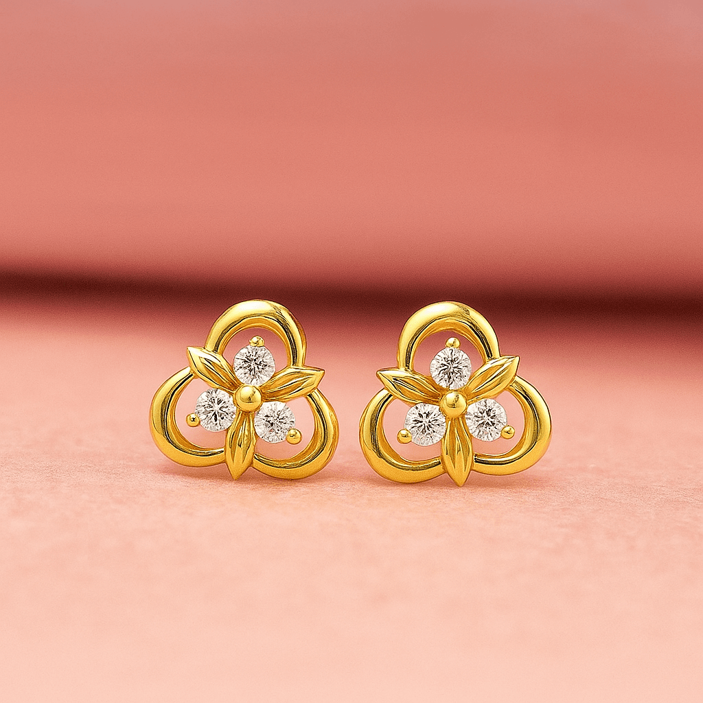 Everyday Gold Studs - Gold