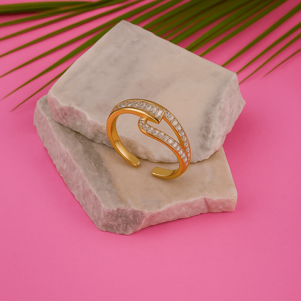 Flexible Adjustable Ring - Gold