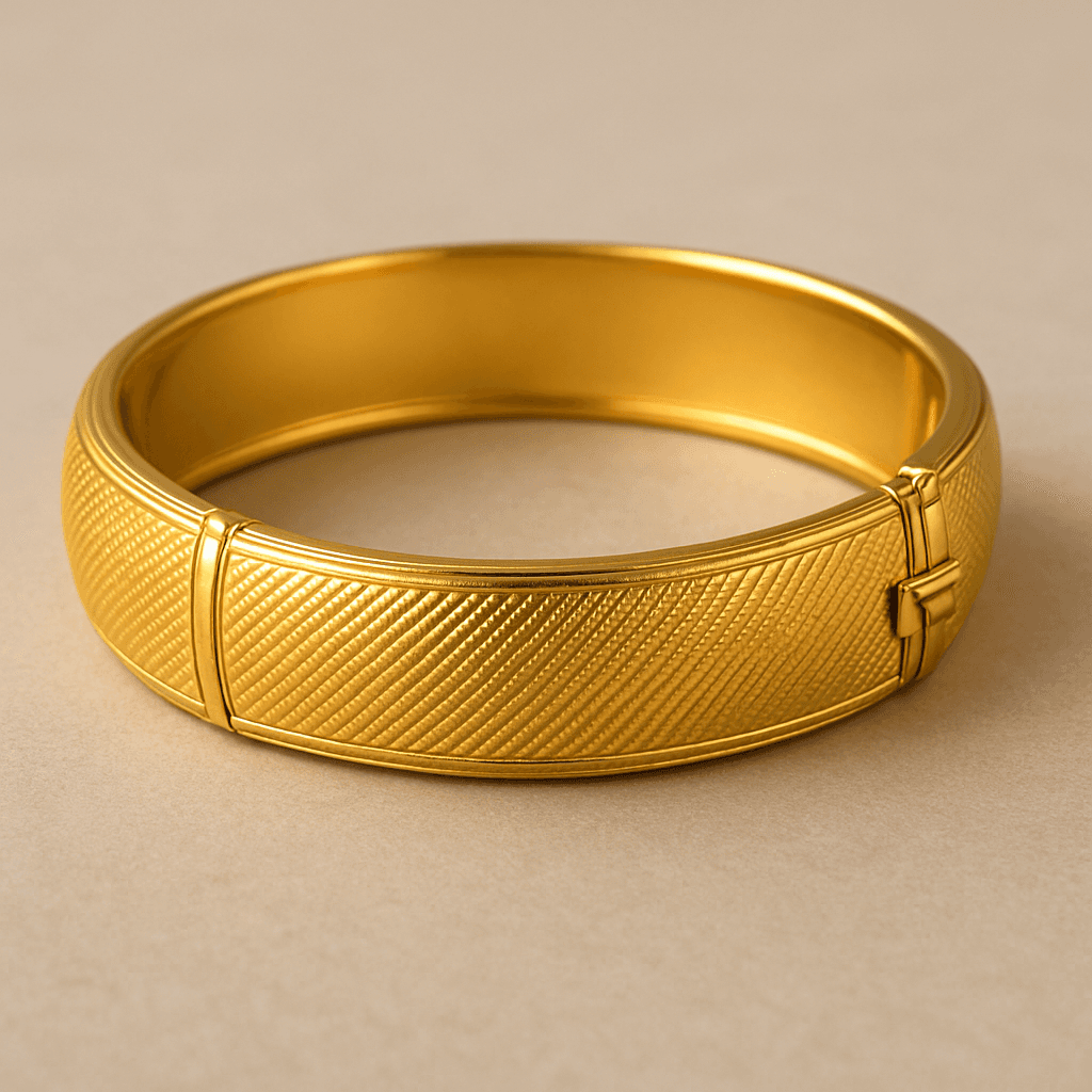 Hinged Gold Kadas - Gold