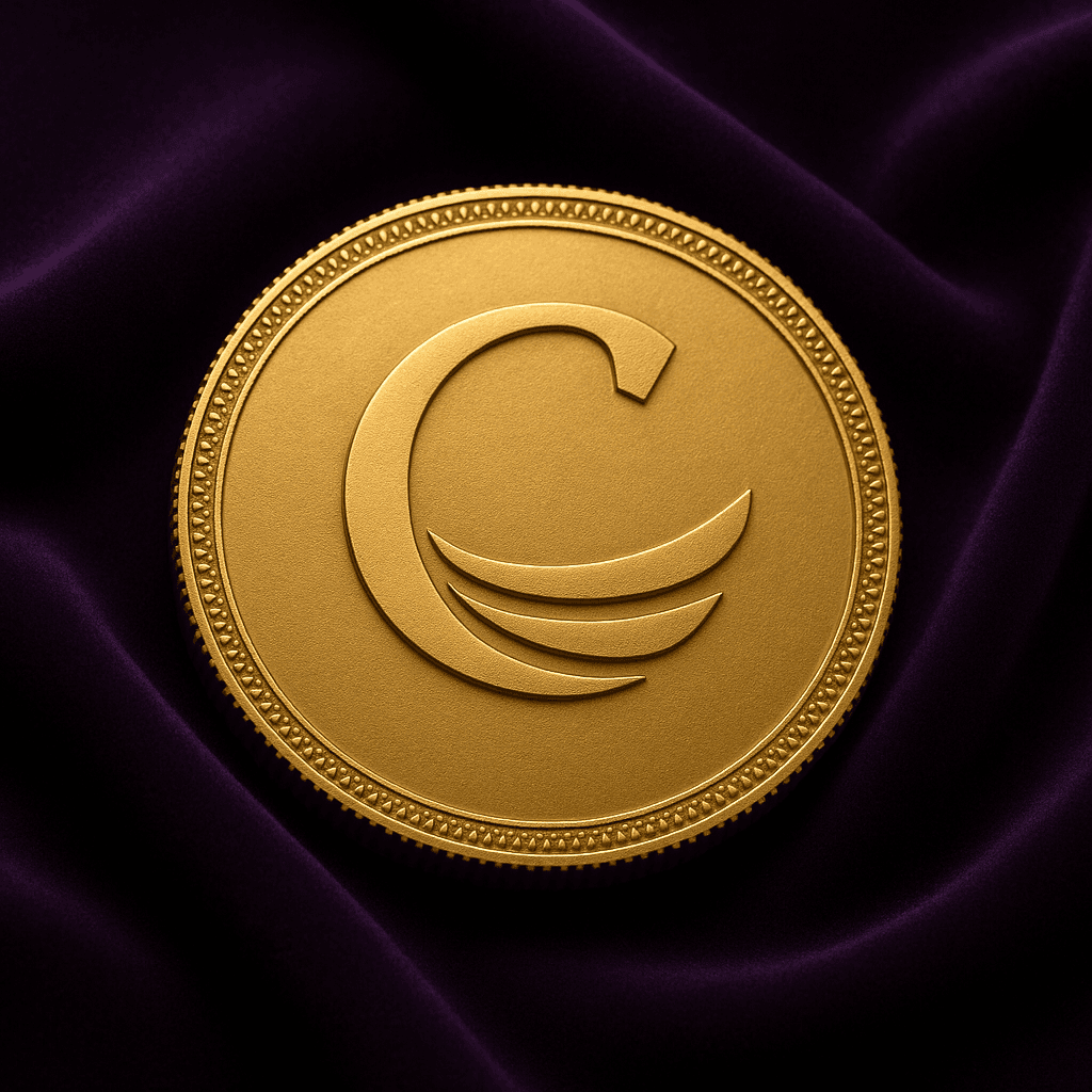 Logo-Stamped Coin - Gold