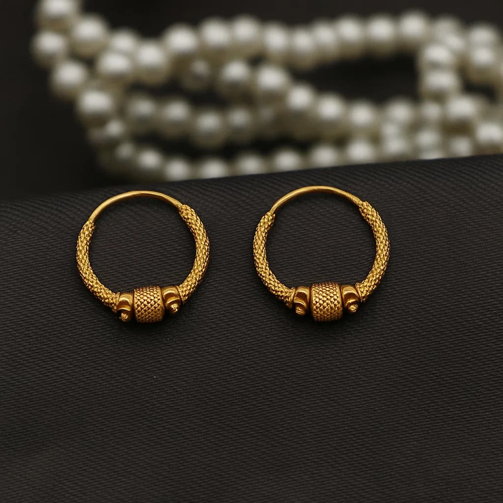 Traditional Bali Hoops - Gold