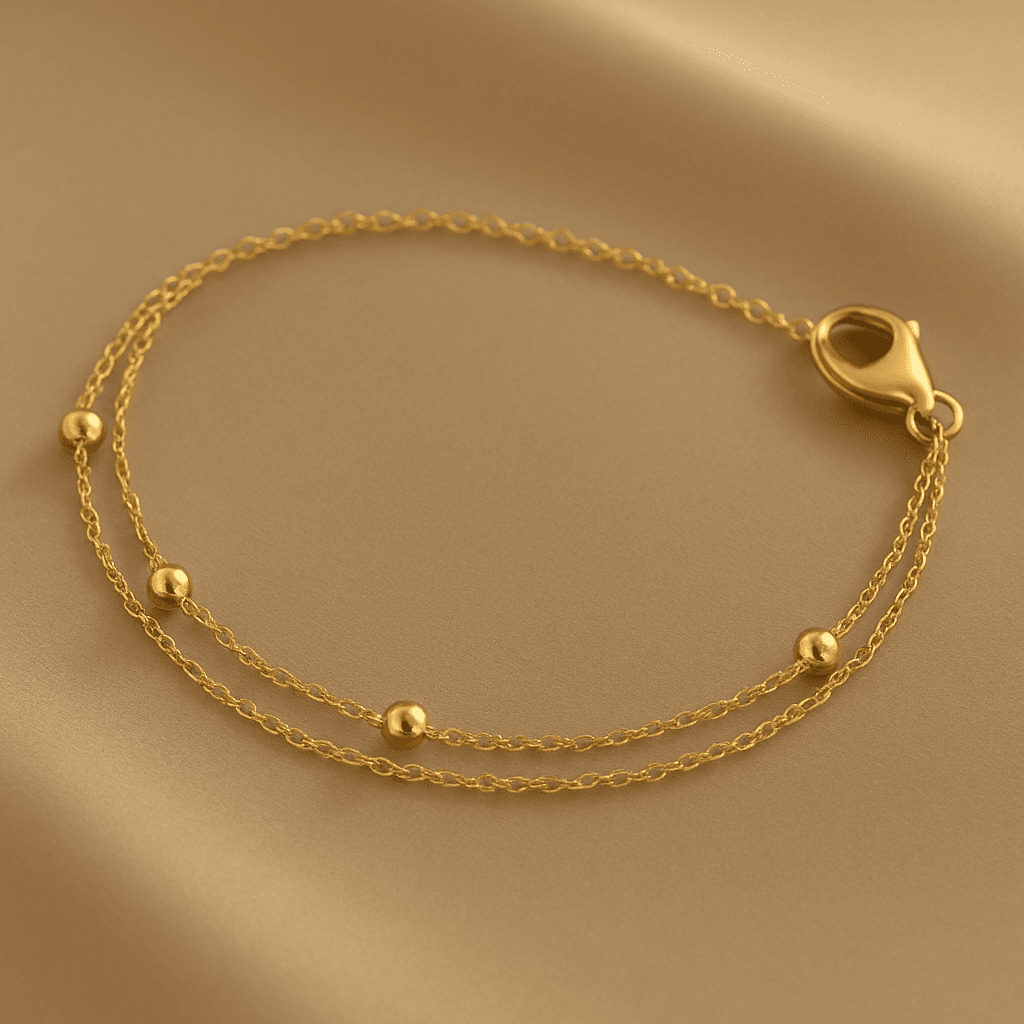 Traditional Beaded Bracelets - Gold