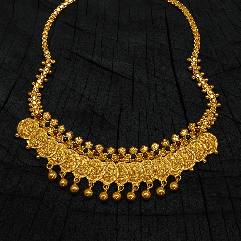 Traditional Kasu Necklaces - Gold