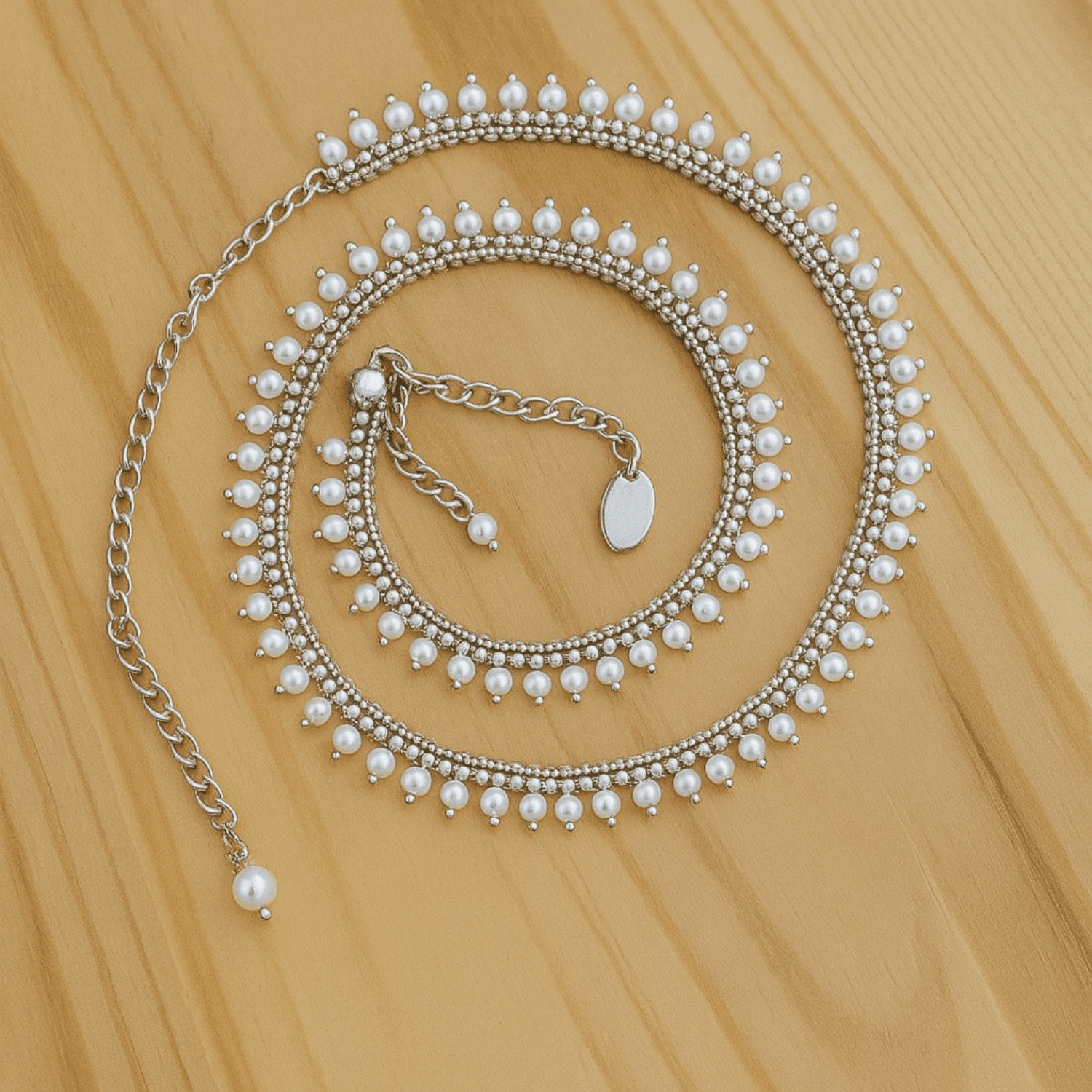 Adjustable Waist Belt - Silver