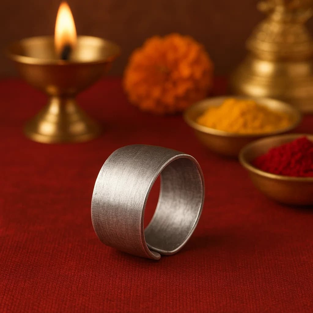 Bold Broad Toe Ring - Silver