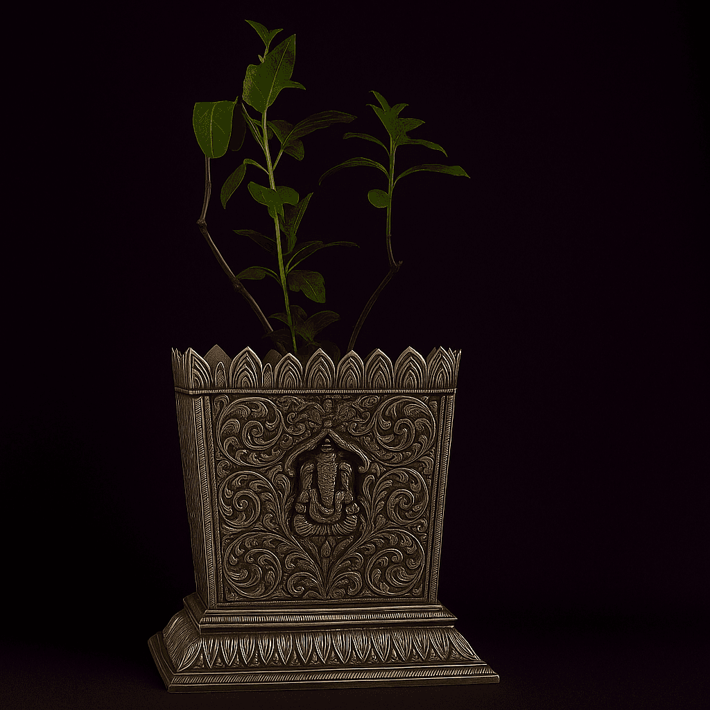 Decorative Plant Grace - Silver