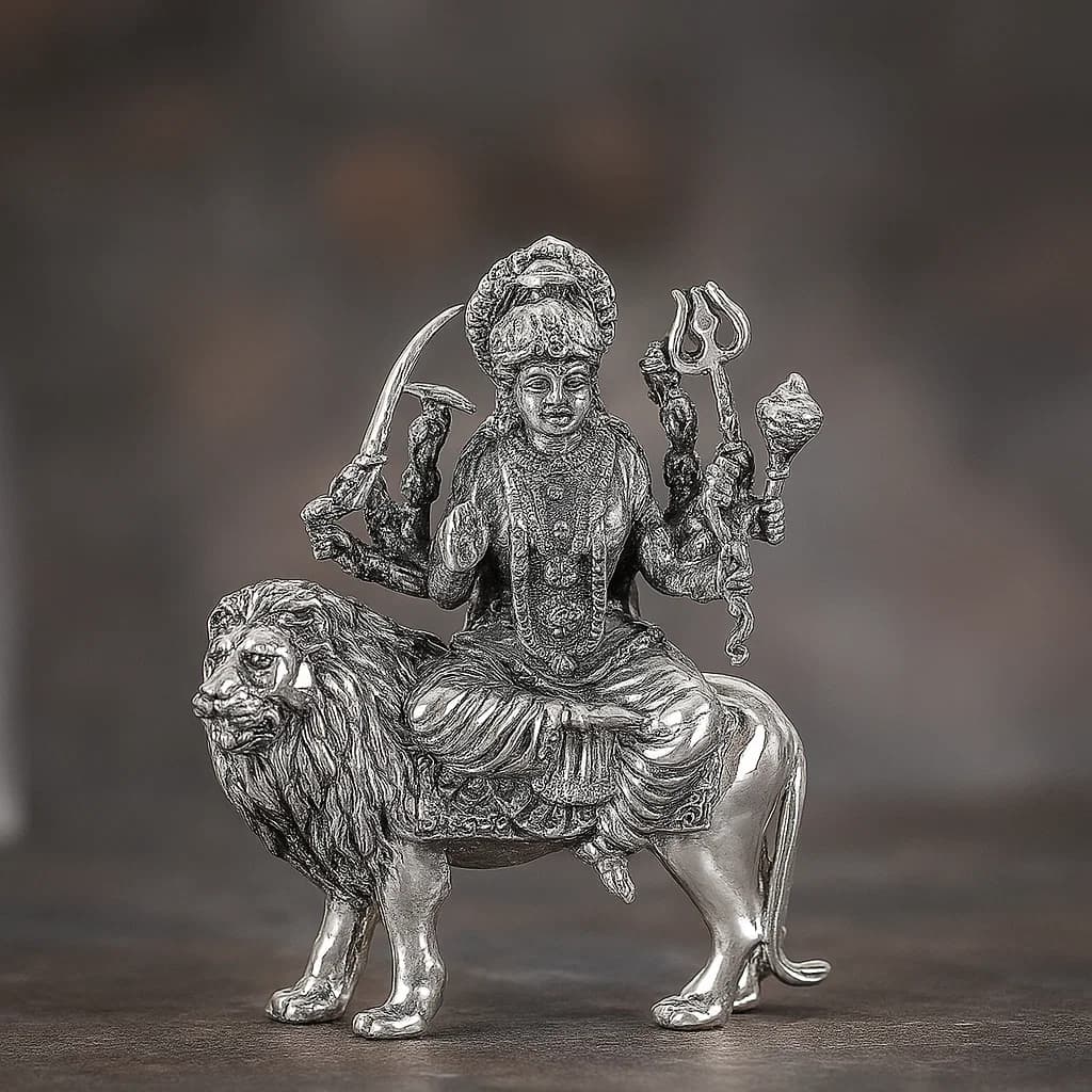 Durga Idol Shakti - Silver