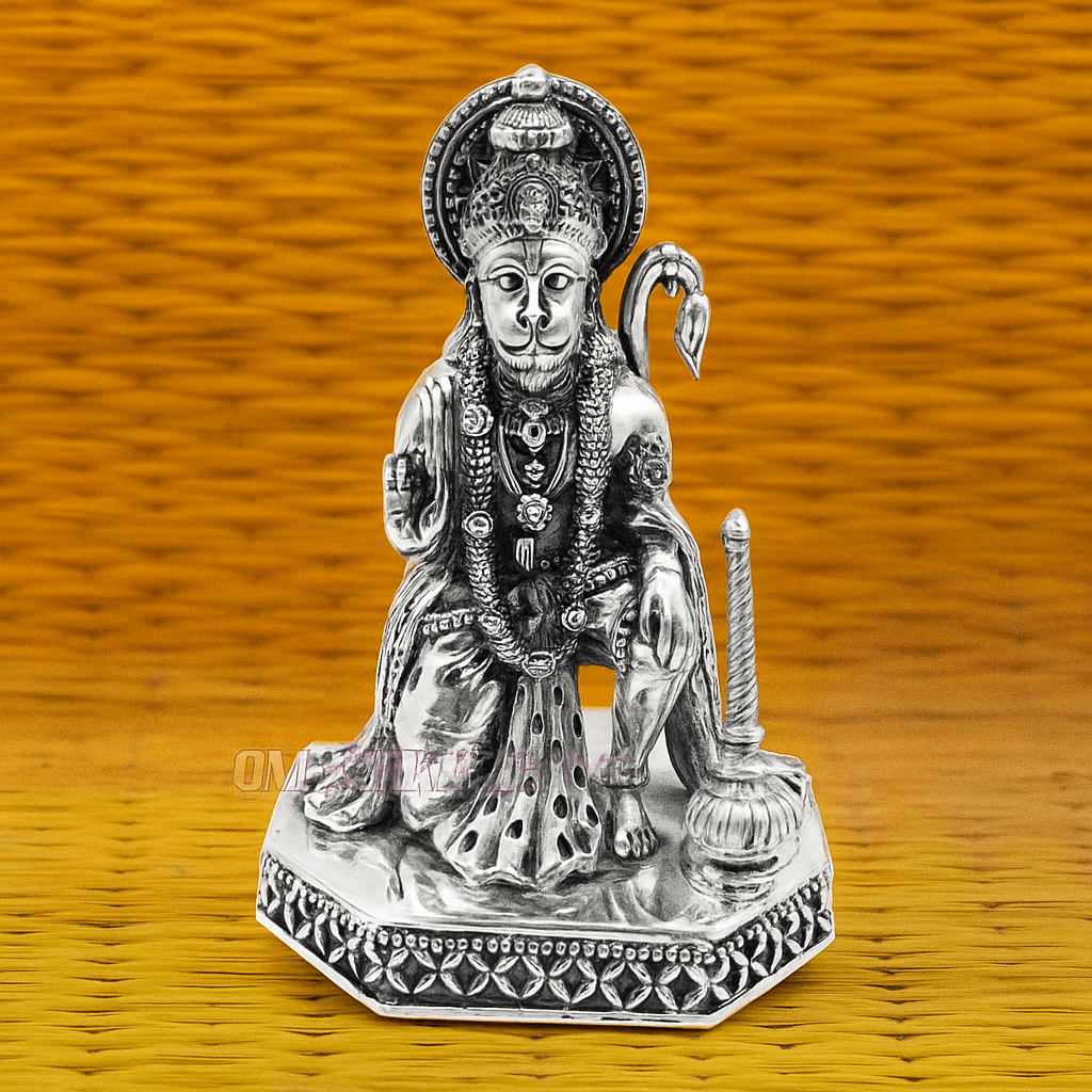 Hanuman Idol Strength - Silver
