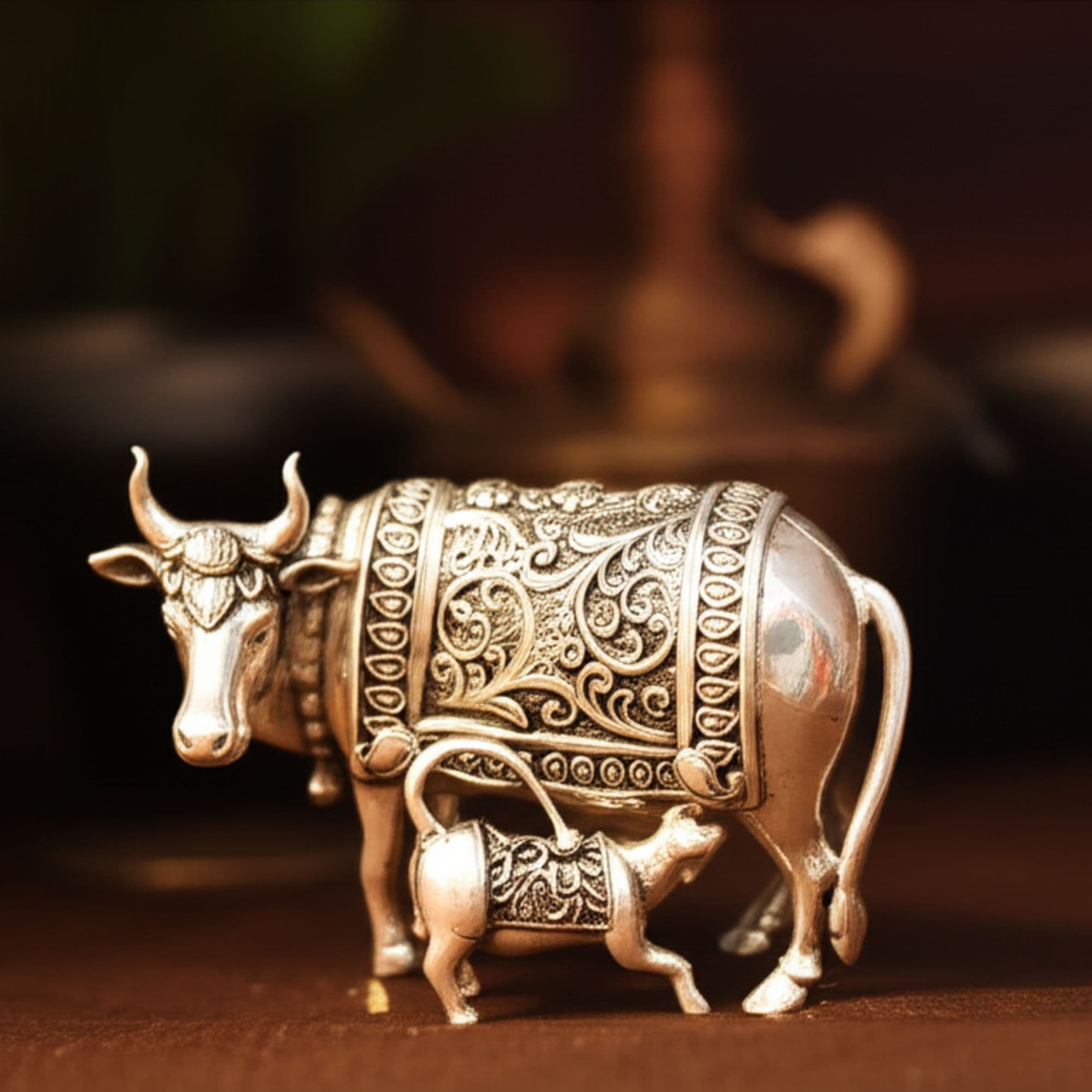 Kamdhenu Idol Prosperity - Silver