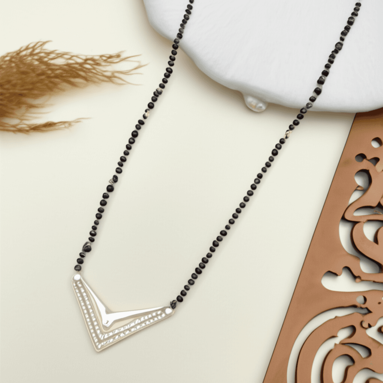 Mangalsutra Pendant Design - Silver