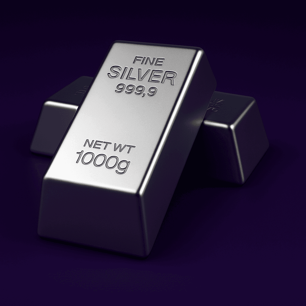 Plain Silver  Bar - Silver