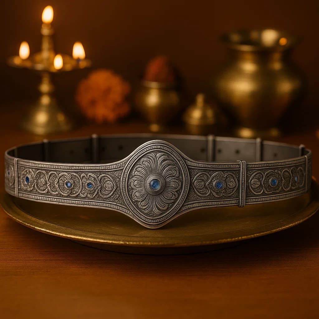 Rigid Waist Belt - Silver