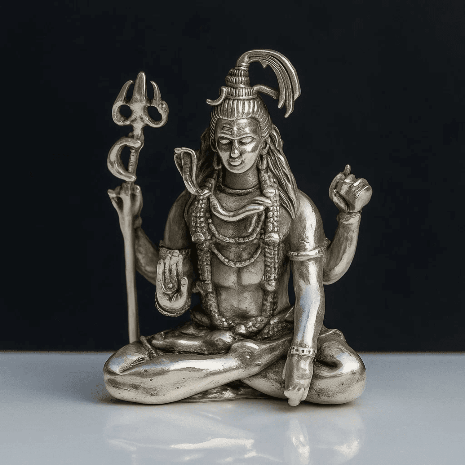 Shiva Idol Serenity - Silver