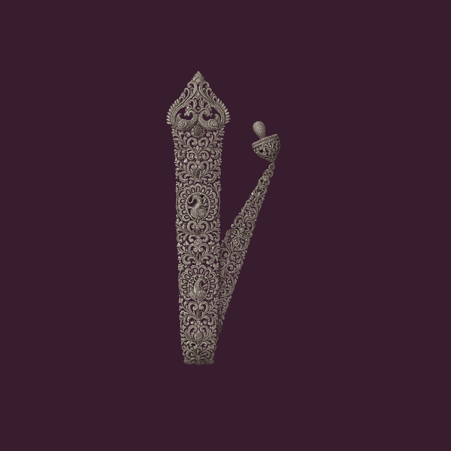 Silver Braid Accessory - Silver