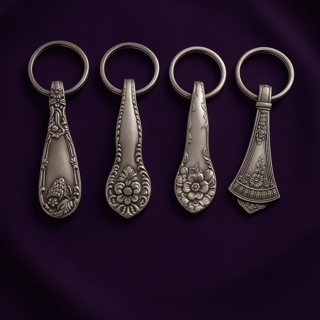 Silver Key Chain - Silver