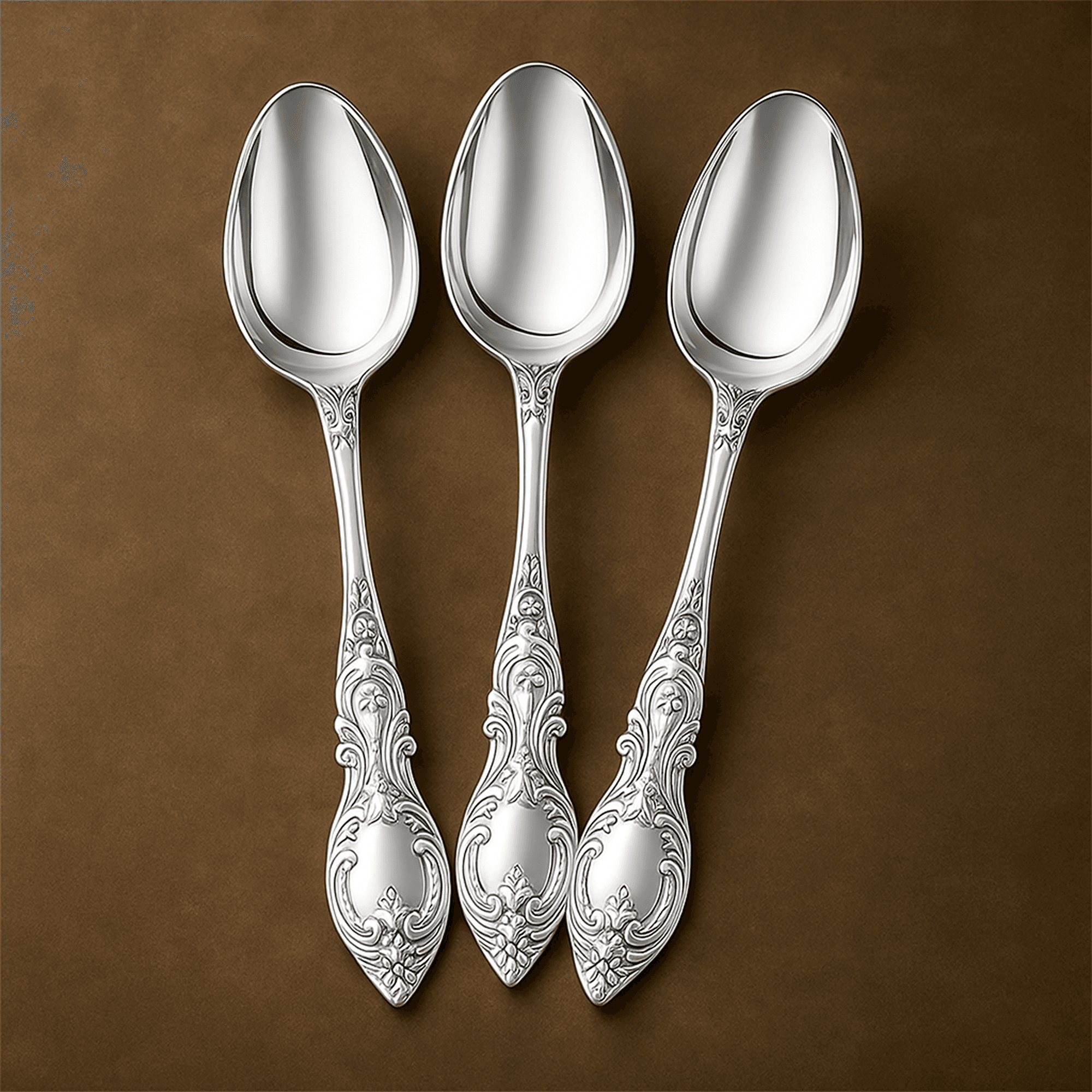 Silver Spoon Detail - Silver