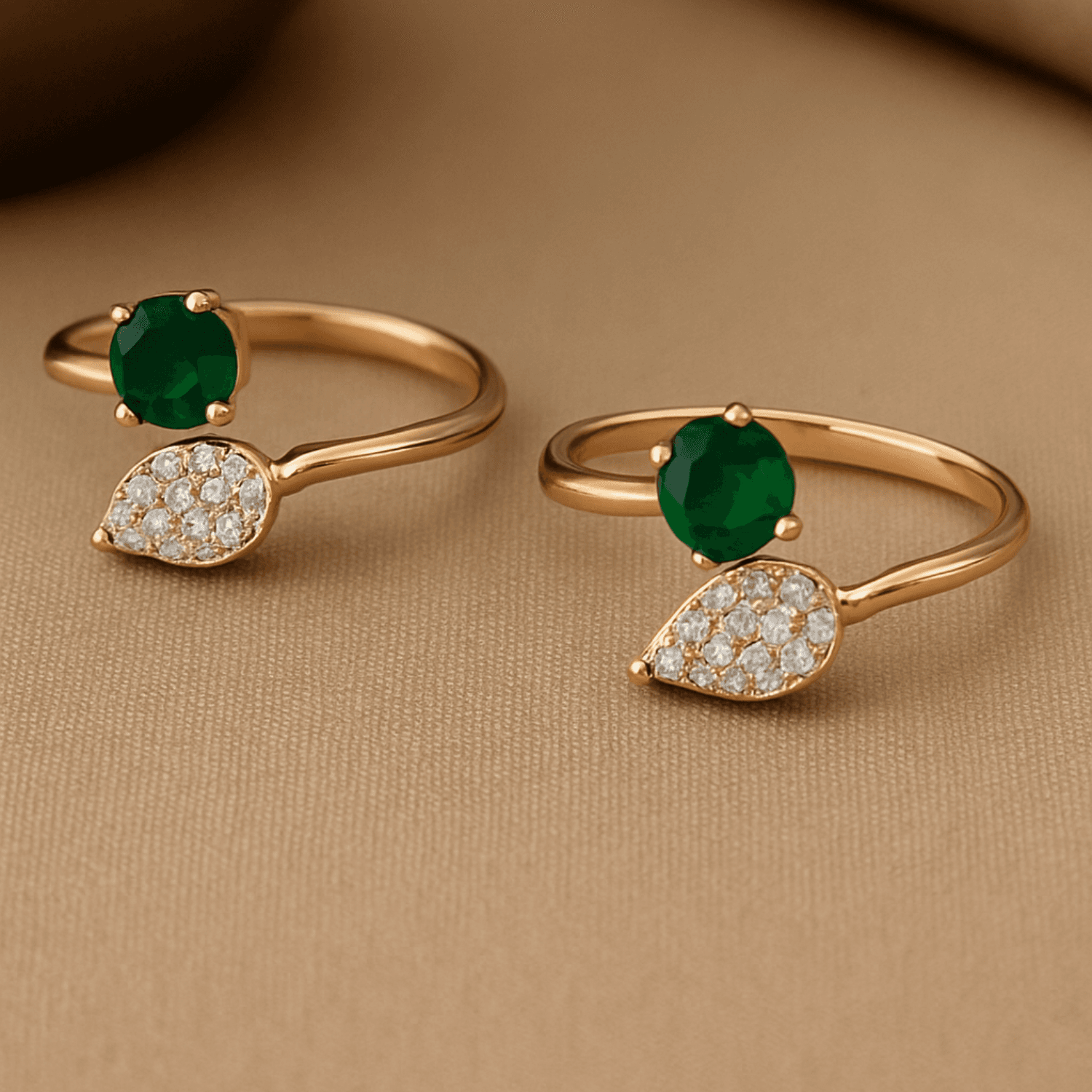 Stylish Twin Band Toe Ring - Silver