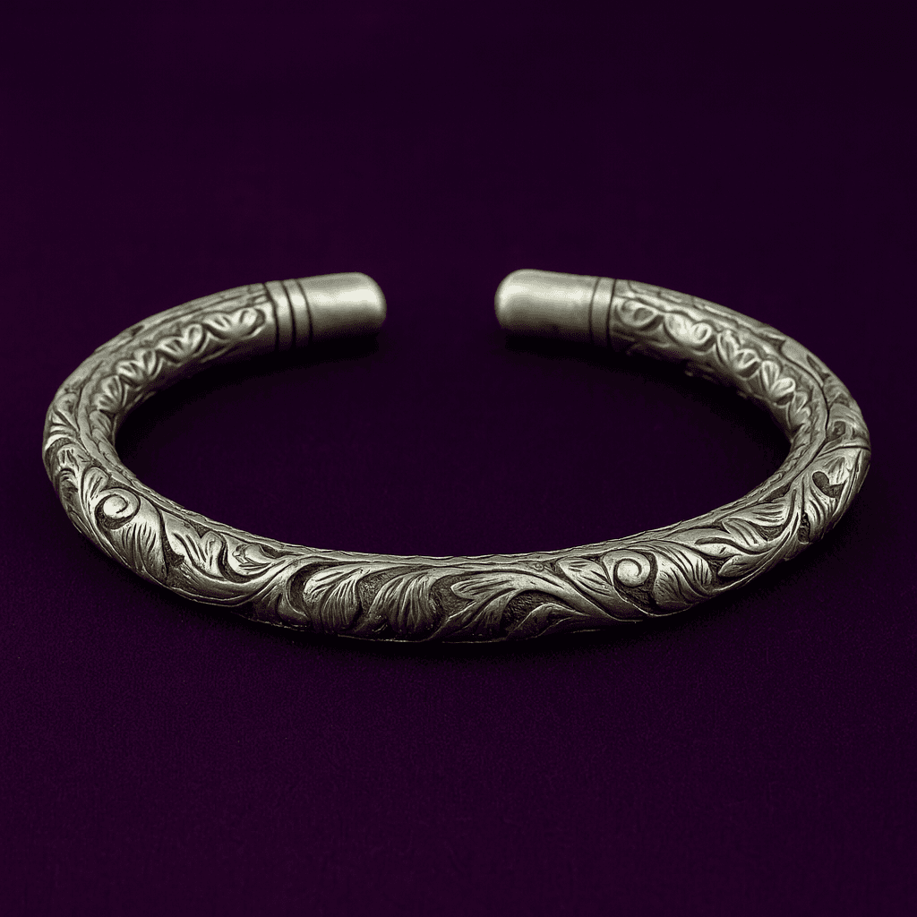 Bold Cuff Bracelet - Silver