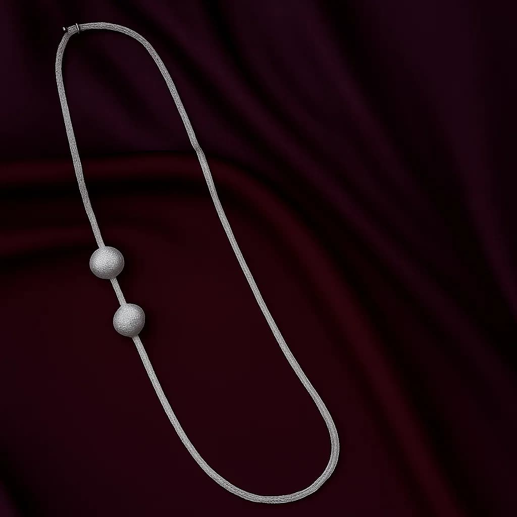 Unique Side-Locket Chain - Silver